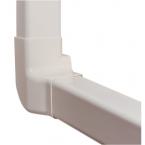  Angle vertical droit 80mm blc 