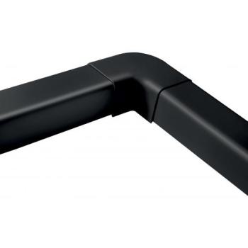  Coude plat 90 80mm blk 