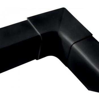  Intérieur d'angle 90° 80mm blk 