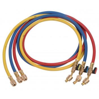  Flexible 3P+vanne B/J/R 1/4" - 
