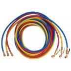  Flexible 3P+vanne B/J/R 1/4" - 