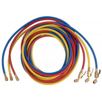 Flexible 3P+vanne B/J/R 1/4" - 