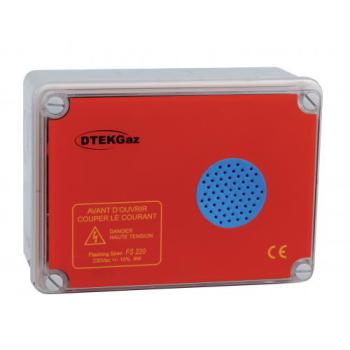  Alarme sonore avec flash 230V 