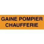  Etiquette rigide "gaine pompie 