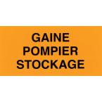  Etiquette rigide "gaine pompie 