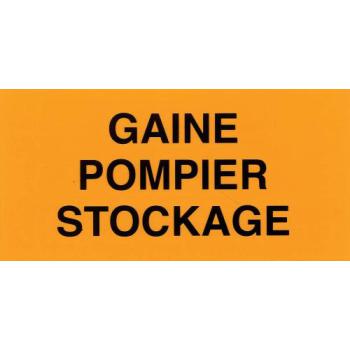  Etiquette rigide "gaine pompie 