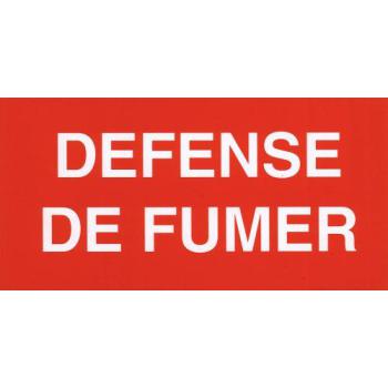  Etiquette rigide "dfense de f 