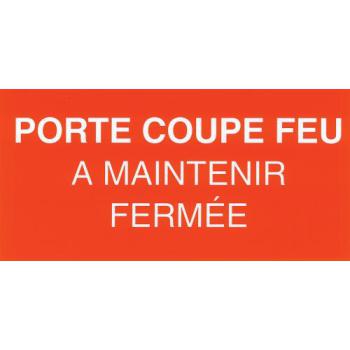  Etiquette rigide "porte coupe 