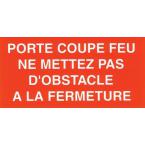  Etiquette rigide "porte coupe 