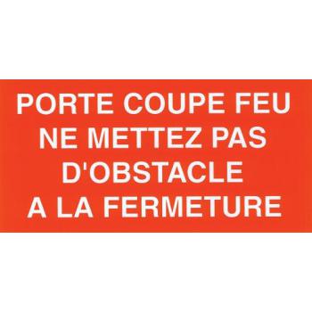  Etiquette rigide "porte coupe 