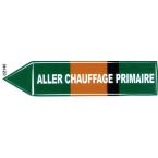  Etiquette "aller chauffage pri 