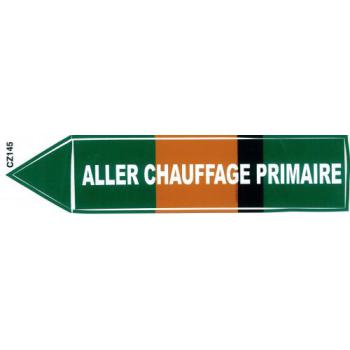 Etiquette "aller chauffage pri 
