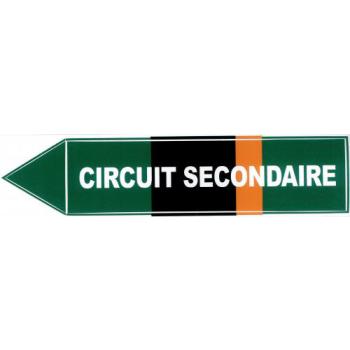  Etiquette "circuit secondaire" 