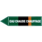  Etiquette "eau chaude chauffag 