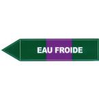  Etiquette "eau froide" 
