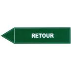  Etiquette "eau froide retour" 