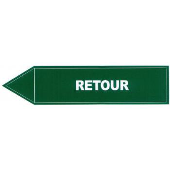  Etiquette "eau froide retour" 