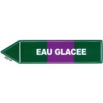  Etiquette "eau glace" 