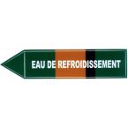  Etiquette "eau de refroidissem 