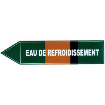  Etiquette "eau de refroidissem 