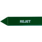  Etiquette "rejet" 