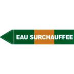  Etiquette "eau surchauffe" 