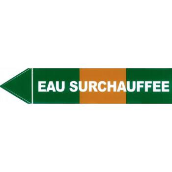  Etiquette "eau surchauffe" 