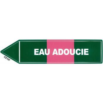  Etiquette "eau adoucie" 