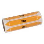  Rouleau de 100 tiquettes Gaz 