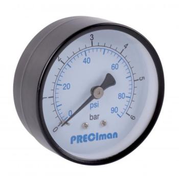  Manom�tre acier axial D50 0/+6 