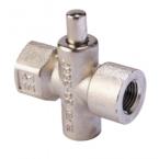  Robinet poussoir gaz 1/4G F/F 