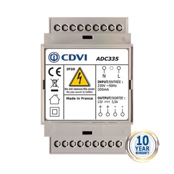  Alimentation rail DIN 12VDC 3, 