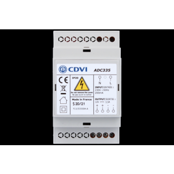  Alimentation rail DIN 12VDC 3, 