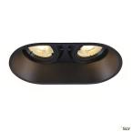  HORN spot encastr� double noir 