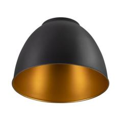  PARA DOME, abat-jour noir/dor 