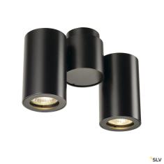  ENOLA B SPOT 2 noir GU10 2x50W 