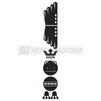  Sticker Totem Grenouille, noir 