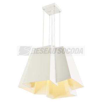  SOBERBIA 60 susp carré blanc 
