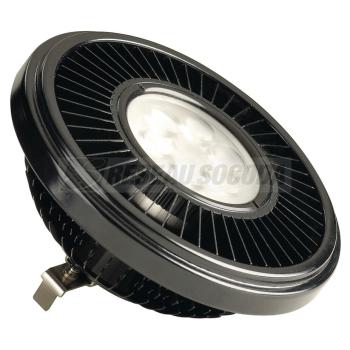  LED QRB111 noir 19,5W 30° var. 