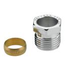  Raccord 1/2"G 16mm Cu/acier 