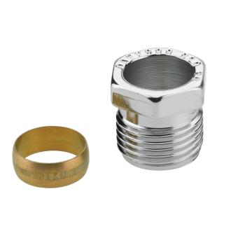  Raccord 1/2"G 16mm Cu/acier 