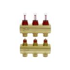  FHF-3F Collecteur laiton 3+3 