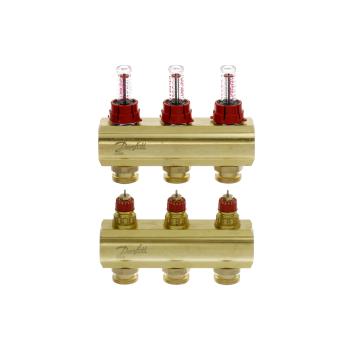  FHF-3F Collecteur laiton 3+3 