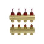  FHF-4F Collecteur laiton 4+4 