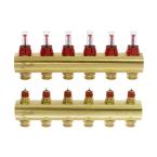  FHF-6F Collecteur laiton 6+6 