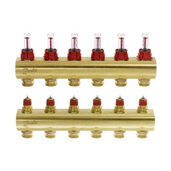  Manifold 6+6 Danfoss BIV Flowm 