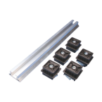  Rail pour support � plat ajust 