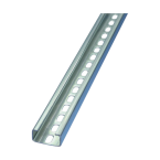  Rail perfor� en forme de C, PC 