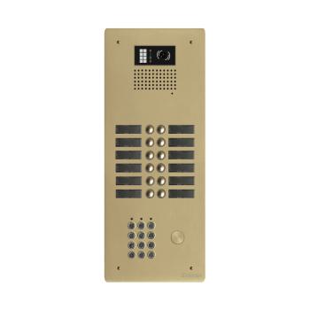  PLATINE ALU  BUS 12BP 2R ANOD 