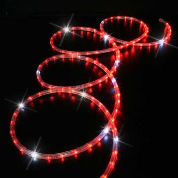  Cordon LED 44m Rouge p�tillant 